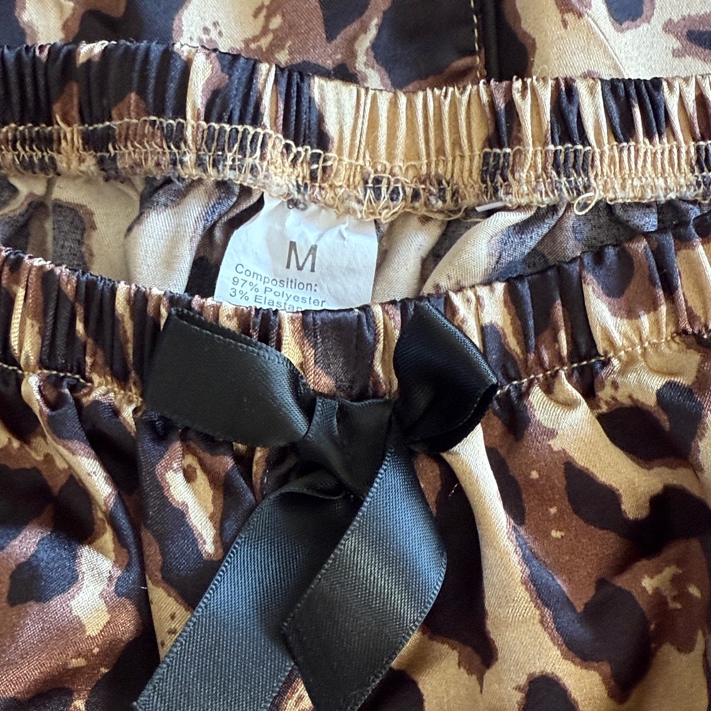 Leopard Print Pajama Set - Picture 4 of 4